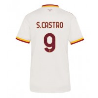 AS Roma Santiago Castro #9 Vieraspaita Naiset 2026-27 Lyhythihainen